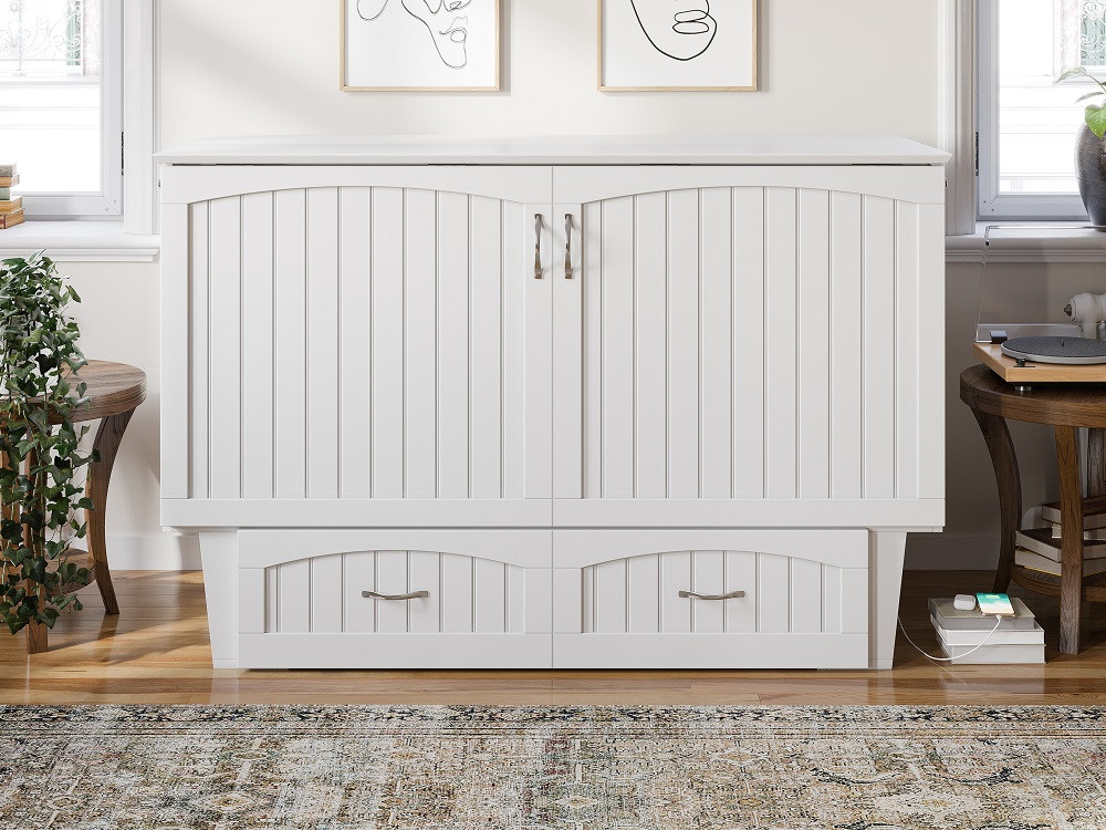 Alameda White Murphy Queen Bed