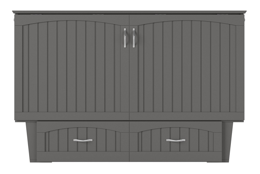Fullerton Gray Murphy Queen Bed Front View