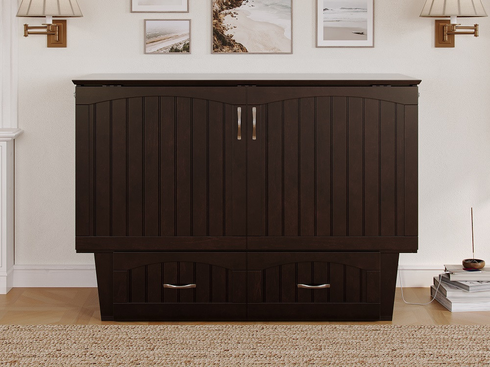 Rowley Espresso Murphy Full Bed