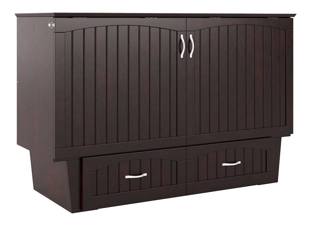 Rowley Espresso Murphy Queen Bed Angled View