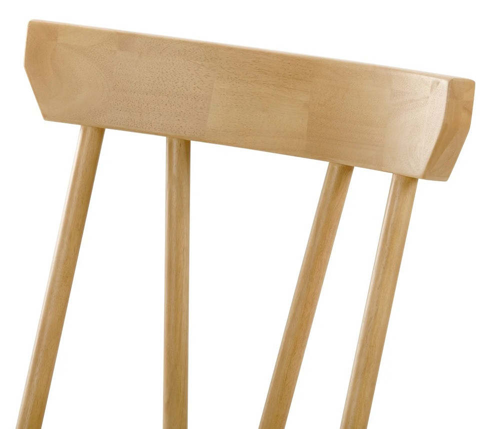 Lancaster Natural Dining Room Chairs Back Detail