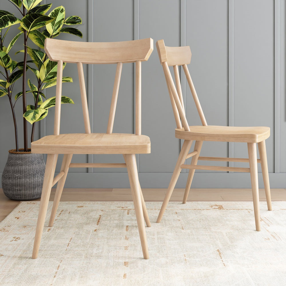 Lancaster Natural Dining Room Chairs Set of 2 Room
