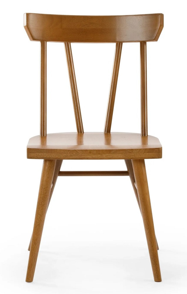 Lancaster Pecan Dining Room Chairs Front View