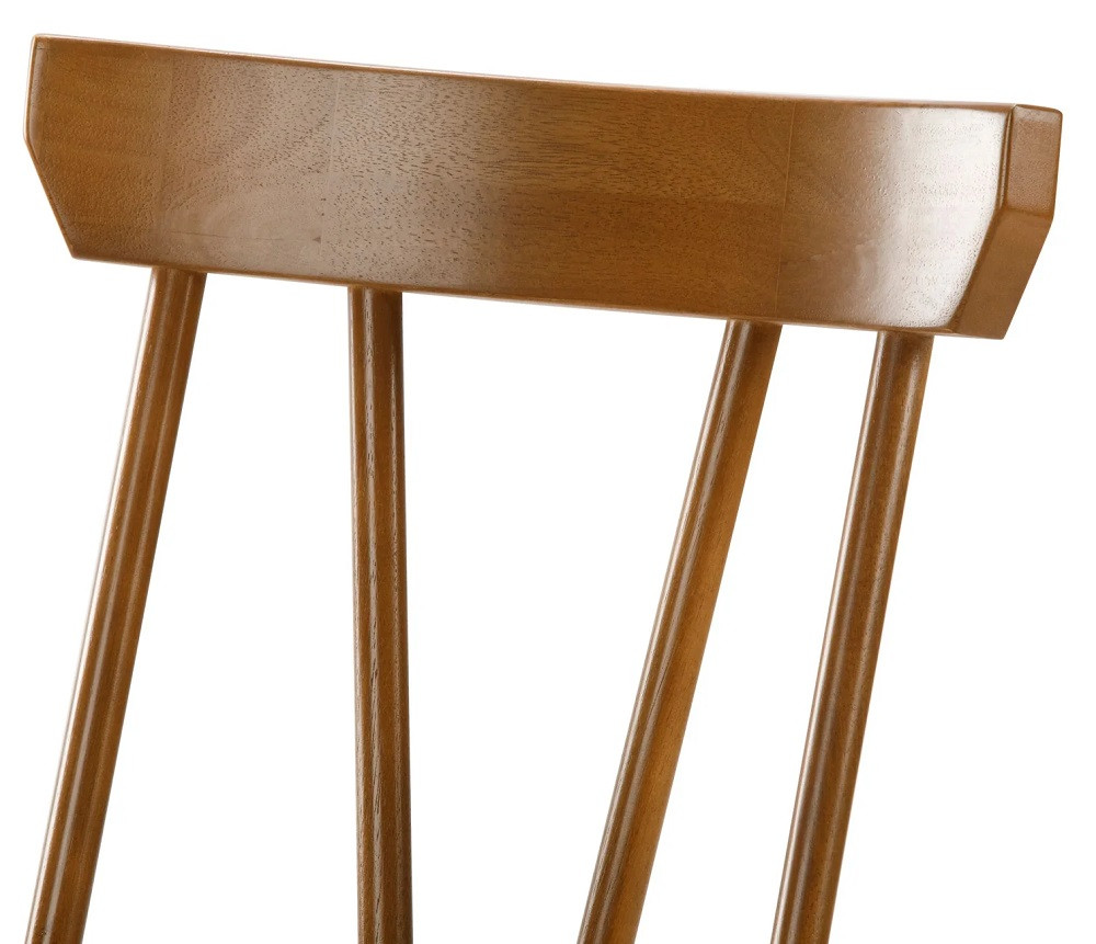 Lancaster Pecan Dining Room Chairs Back Detail