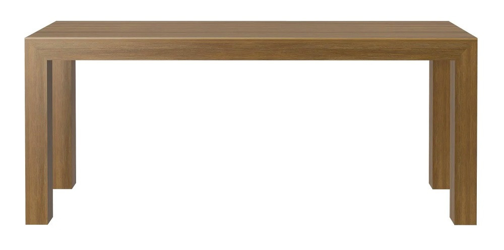 Rockport Distressed Pecan Dining Table Front View