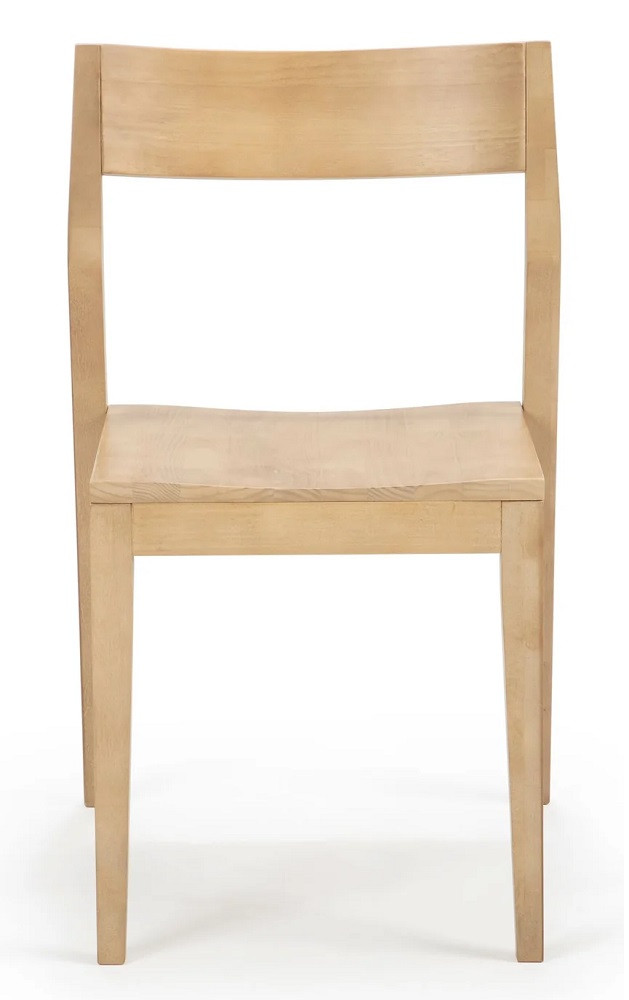 Ewald Natural Dining Chairs Front View