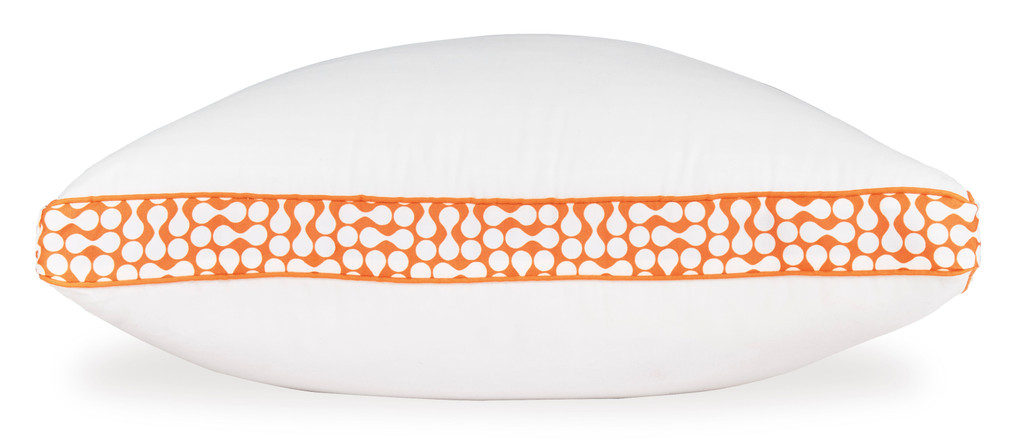 Zephyr 2.0 3-in-1 White and Orange Pillow Ashley Furniture side image