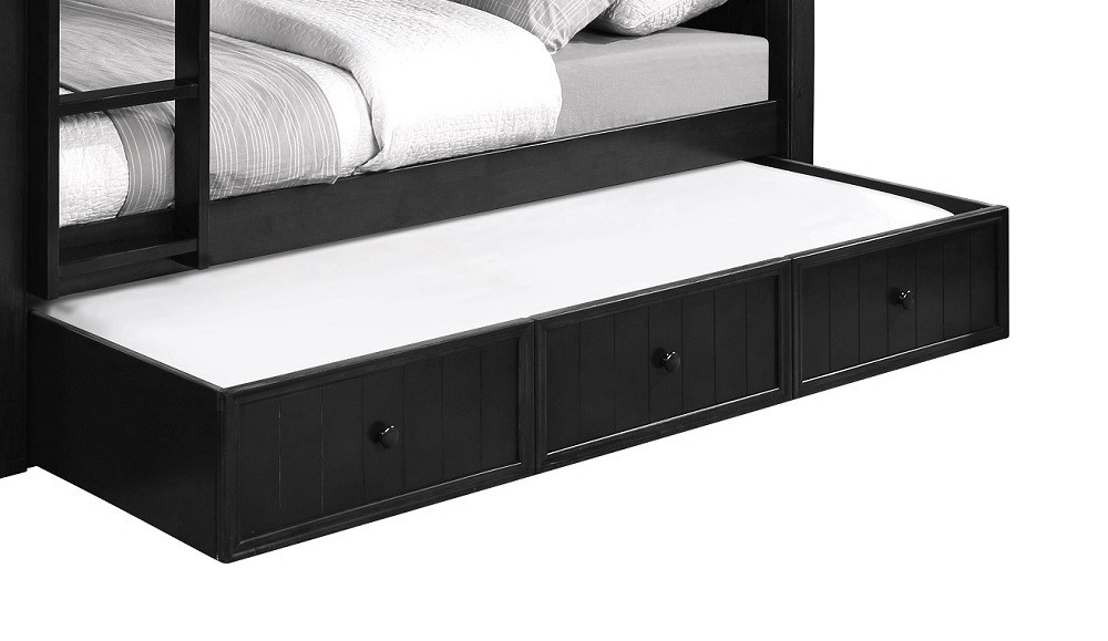 Bellamy Optional XL Storage Trundle in Black Finish