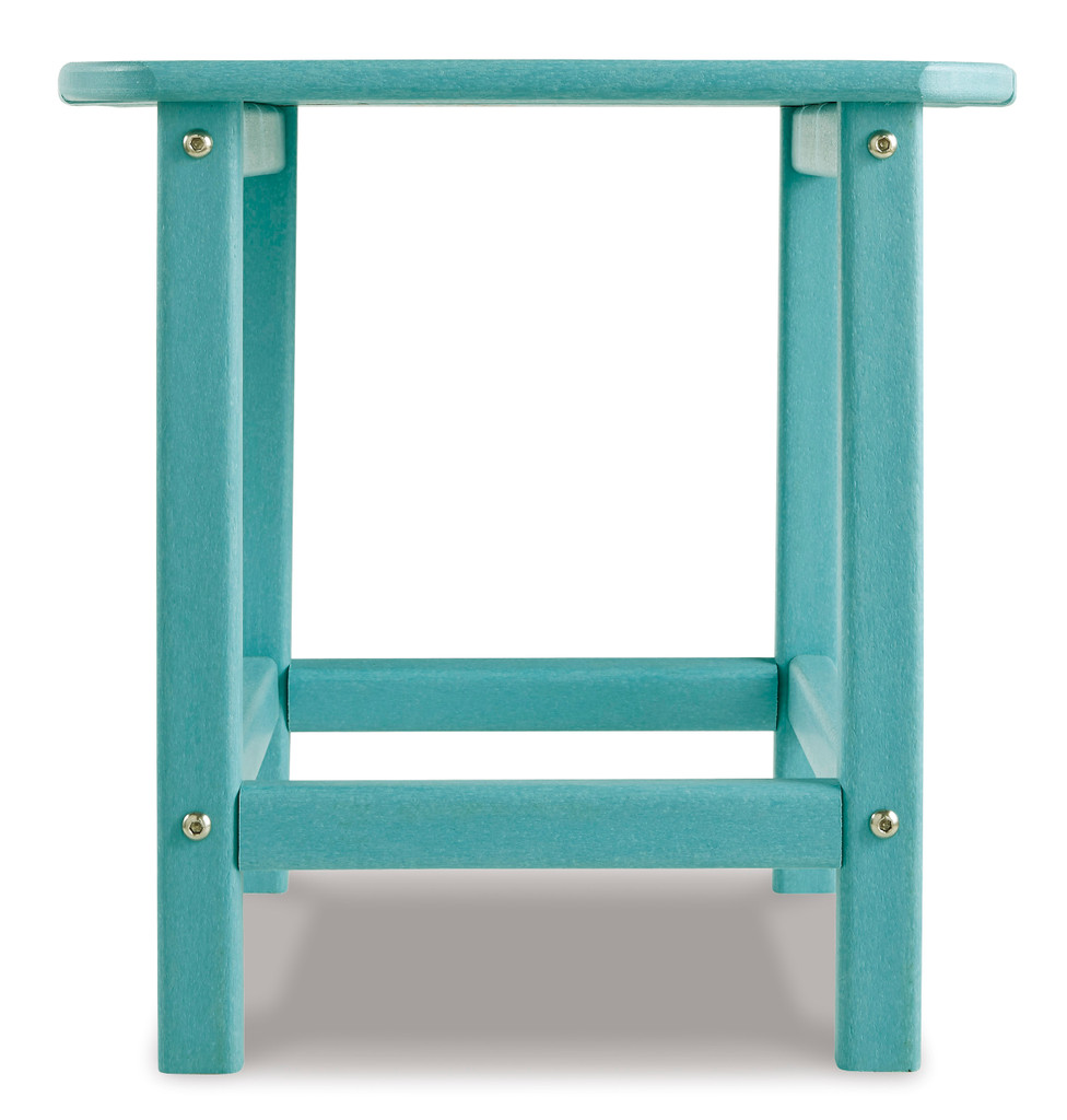 Sundown Treasure End Table Turquoise Side - Ashley Furniture