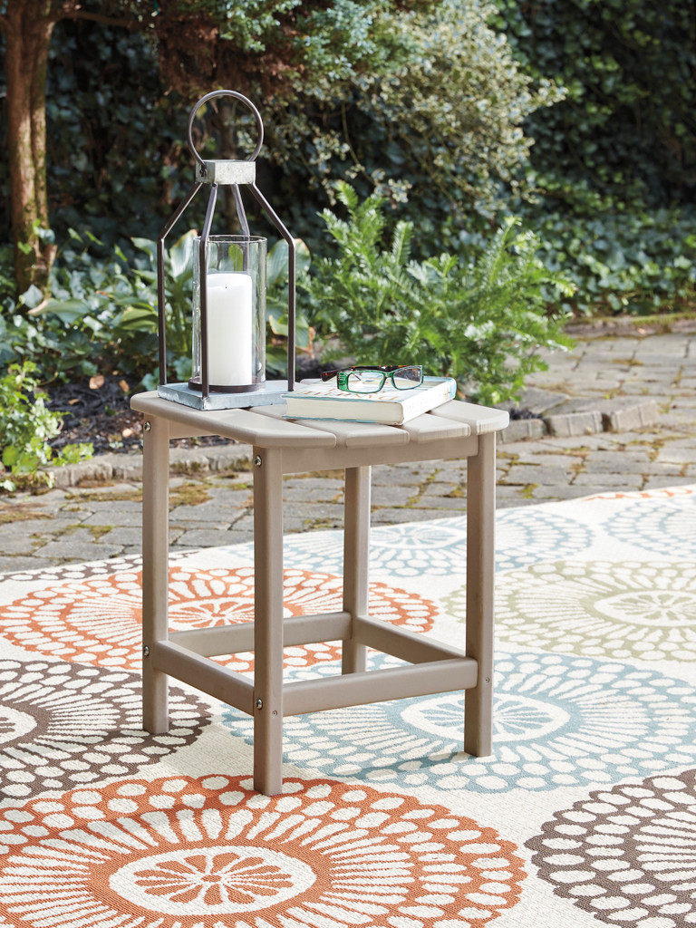 Sundown Treasure End Table Driftwood Lifestyle - Ashley Furniture