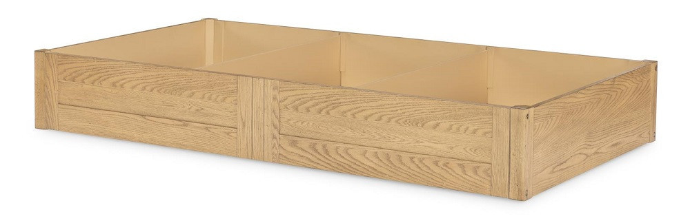 Harper Valley Natural Optional Twin Storage Trundle shown with Dividers