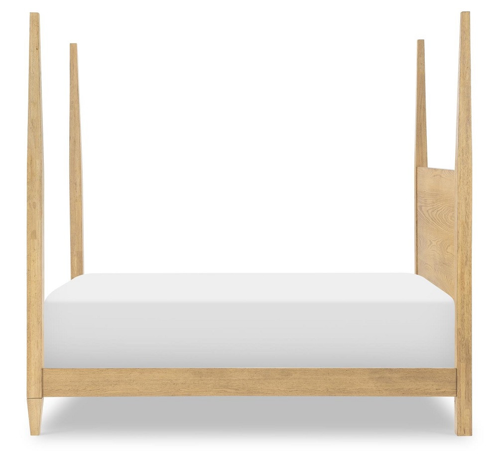 Harper Valley Natural Four Poster Bed Side View