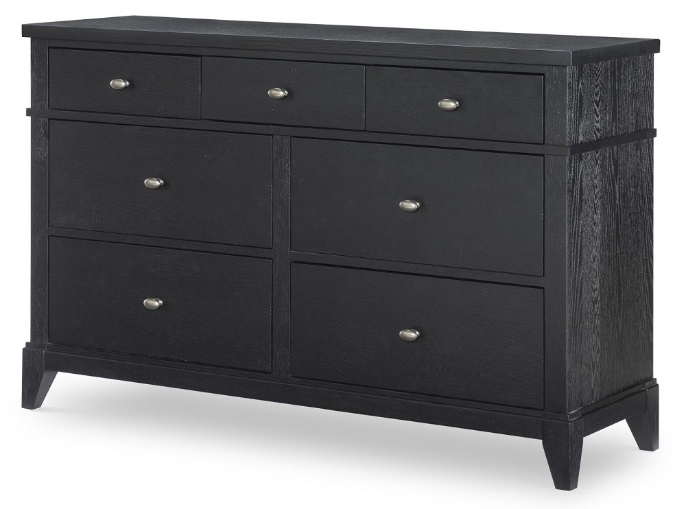 Crossroads Black 7 Drawer Dresser