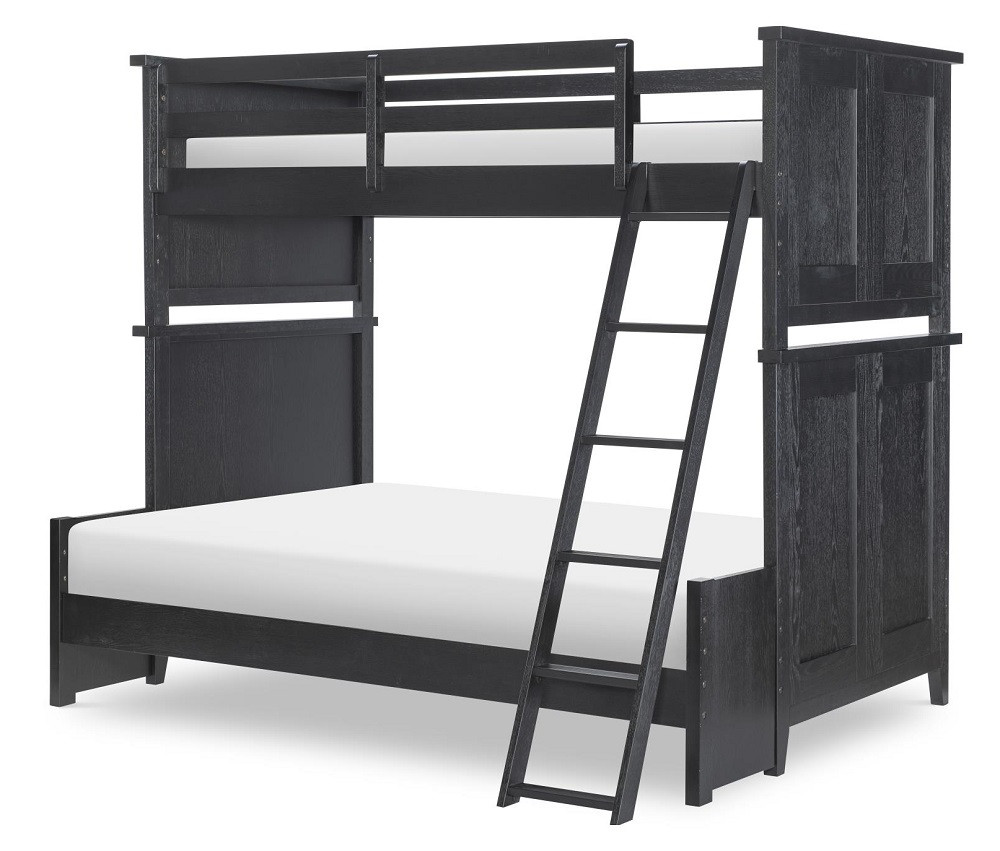 Crossroads Black Twin over Full Bunk Bed