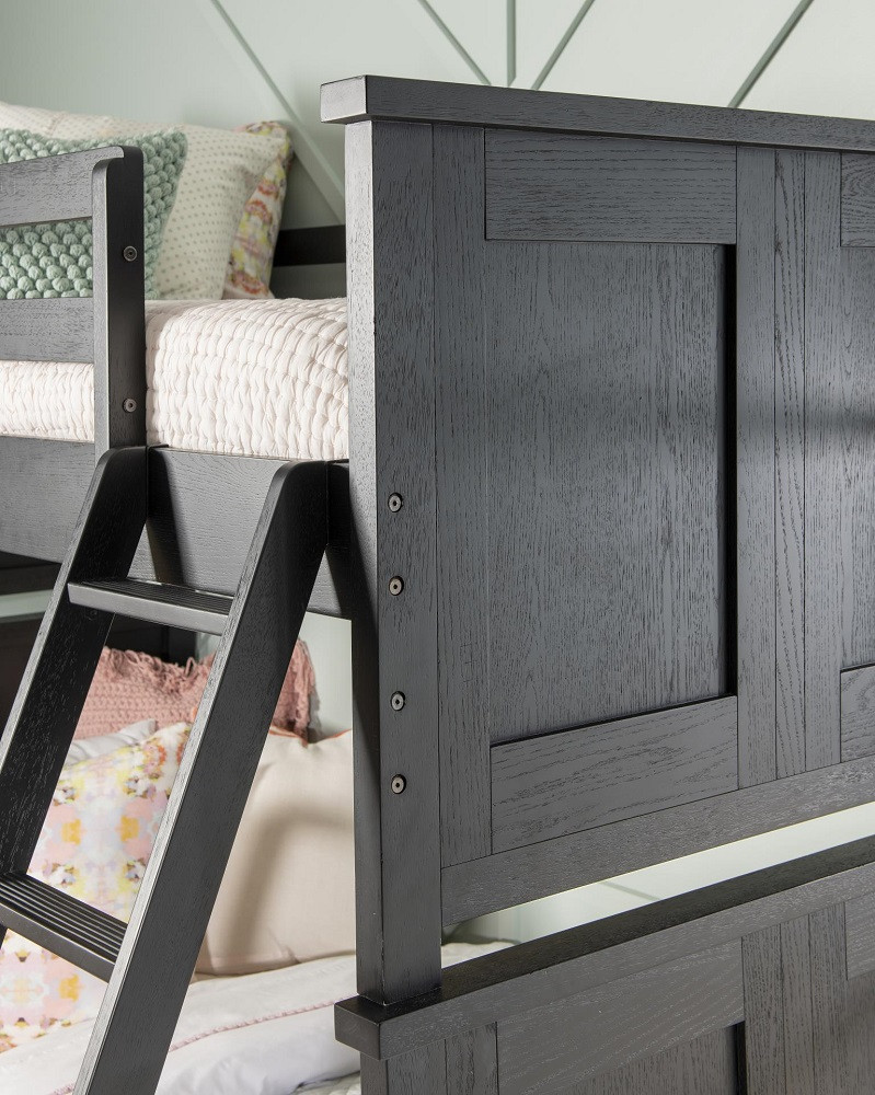 Crossroads Black Bunk Beds Detail