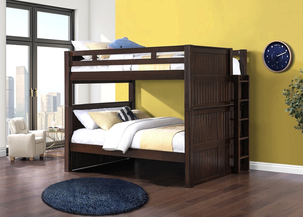 Bellamy Full Size Bunk Beds-Espresso Finish Room