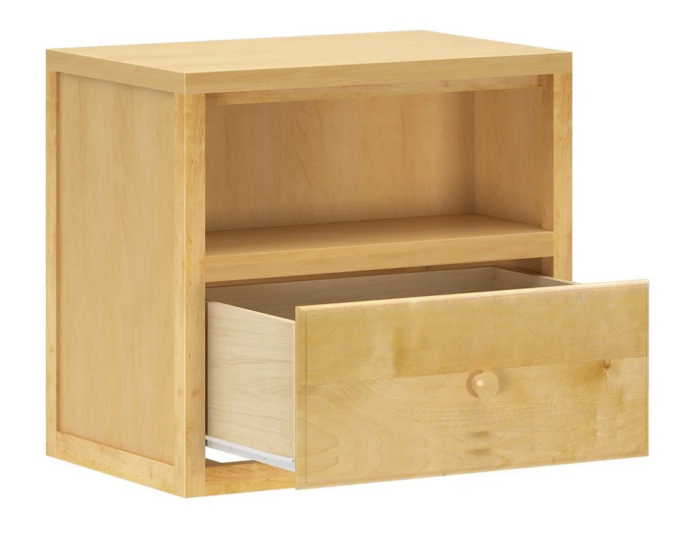 Lingo Natural 1 Drawer Nightstand Drawer Detail
