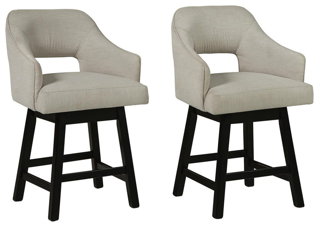 Tallenger - Upholstered Swivel Barstool (Set of 2)