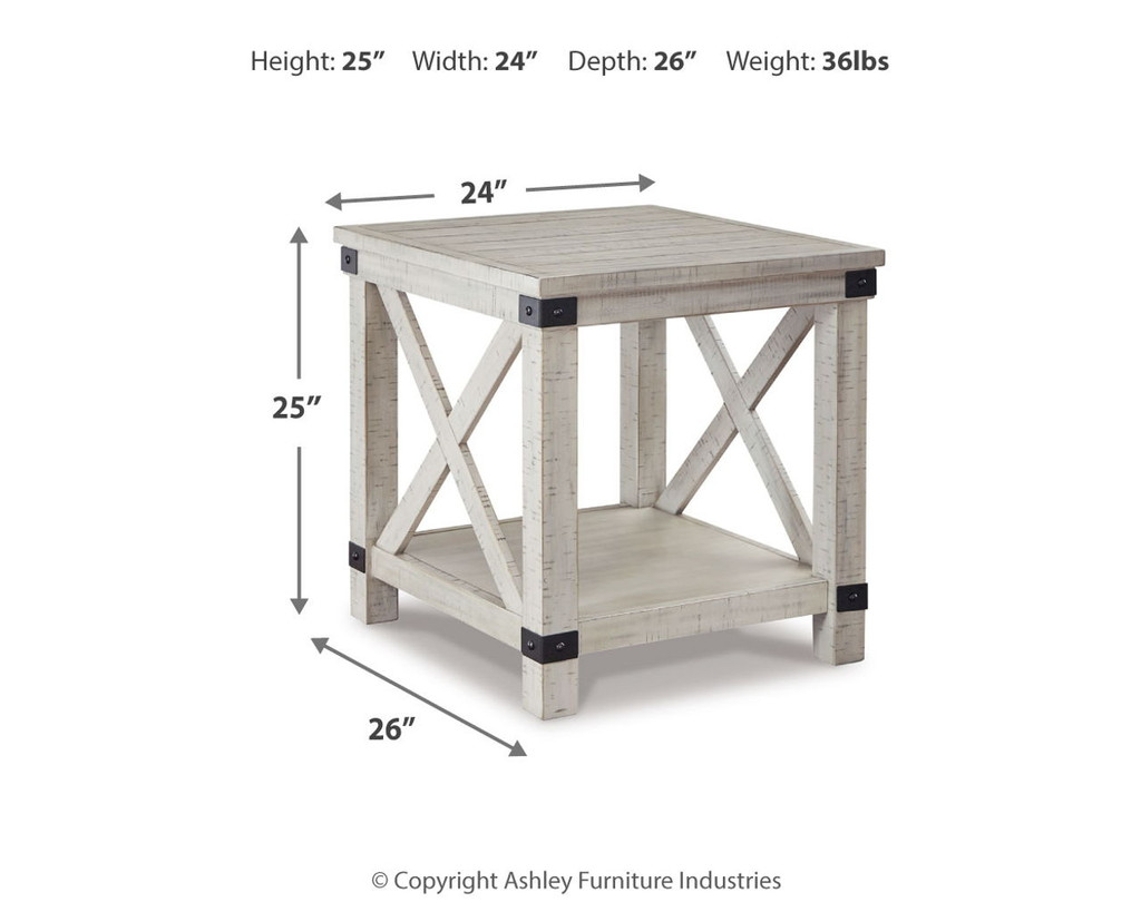 Carynhurst Rectangular End Table