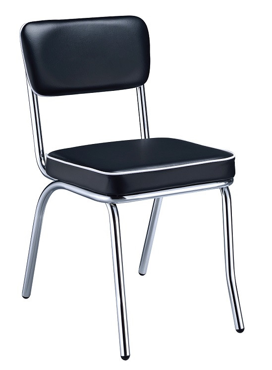 Little Ricky Retro Dinette Set Black Chairs