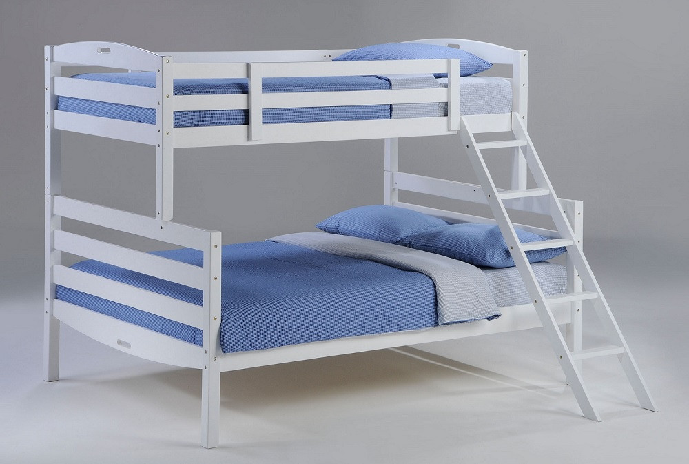 Sullivan Twin over Full Bunk Beds for Kids White Finish