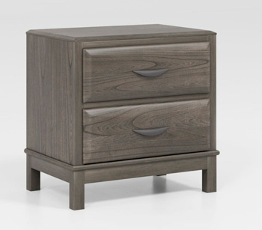 Triscanna - Two Drawer Night Stand - Gray