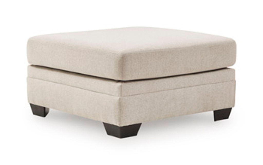 Mandi Point - Oversized Accent Ottoman - Marble