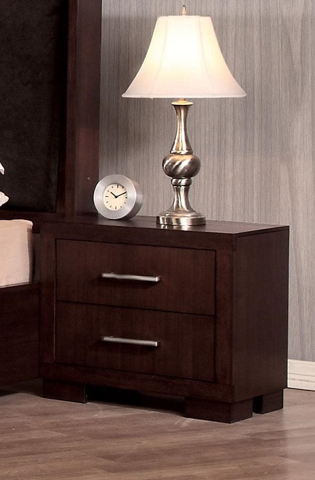 Makenna Cappuccino Nightstand Room