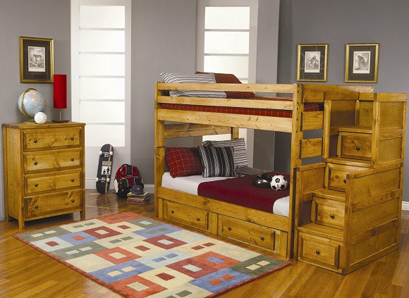 Black Mountain Stairway Bunk Bed