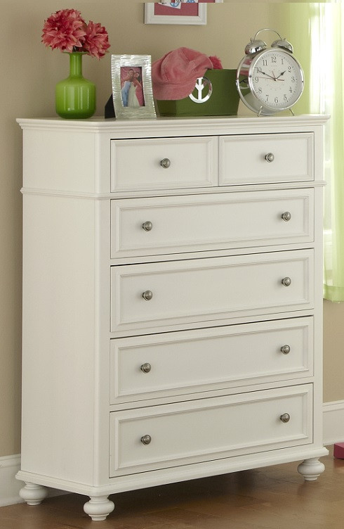 Daphne White Girls Chest of Drawers Daphne White Girls Chest of Drawers