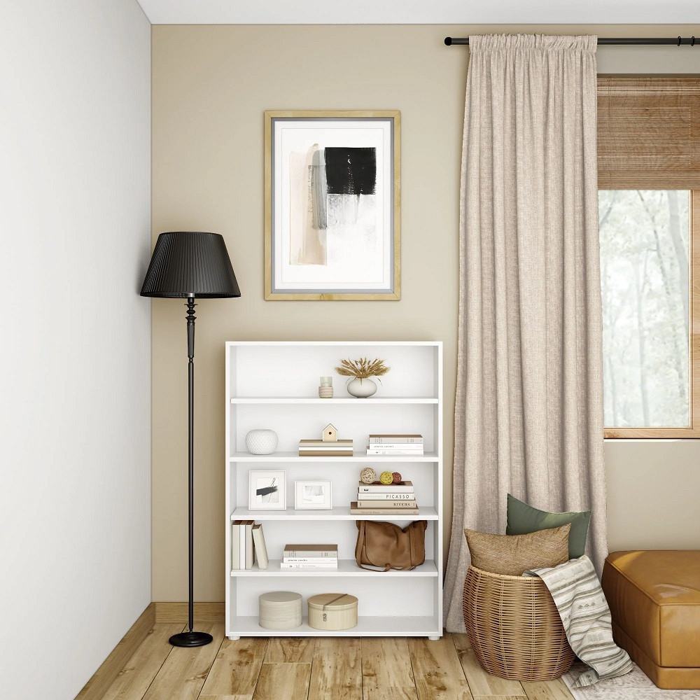 新品未開封☆Stella ホワイト　S Stella White 5 Shelf Bookcase