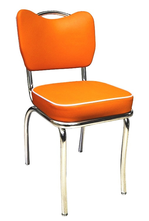 オレンジ レトロ サイドチェア オレンジ レトロ サイドチェア