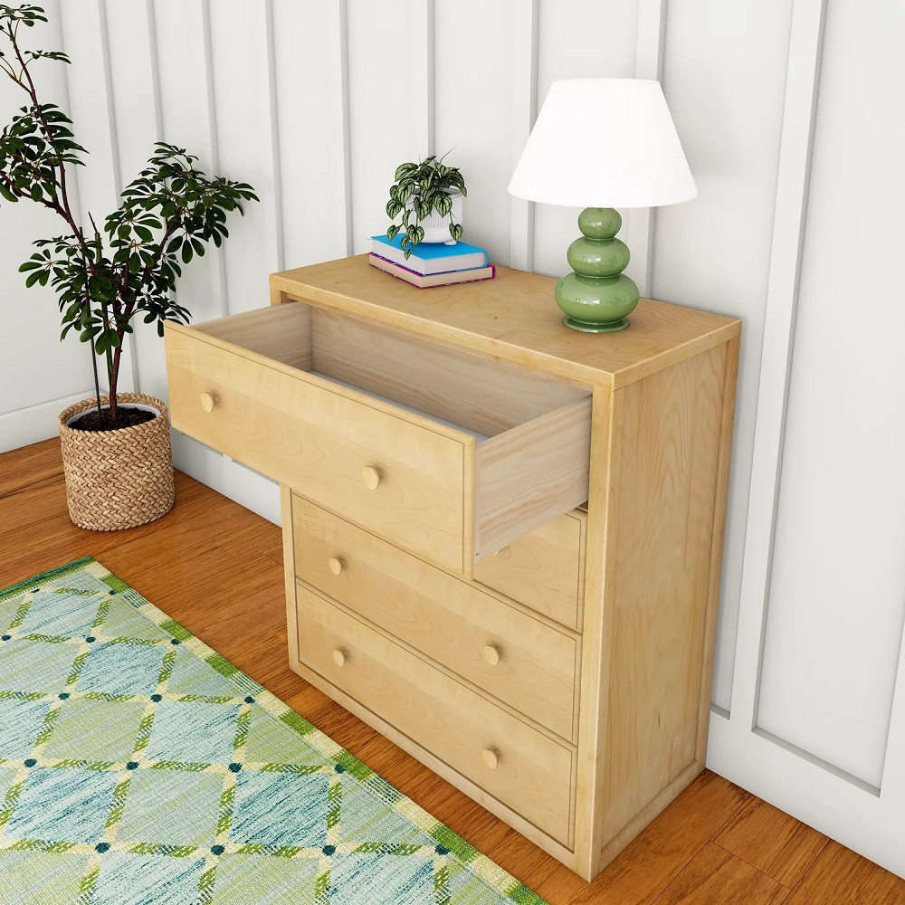 Lingo Natural 4 Drawer Dresser Lingo Natural 4 Drawer Dresser
