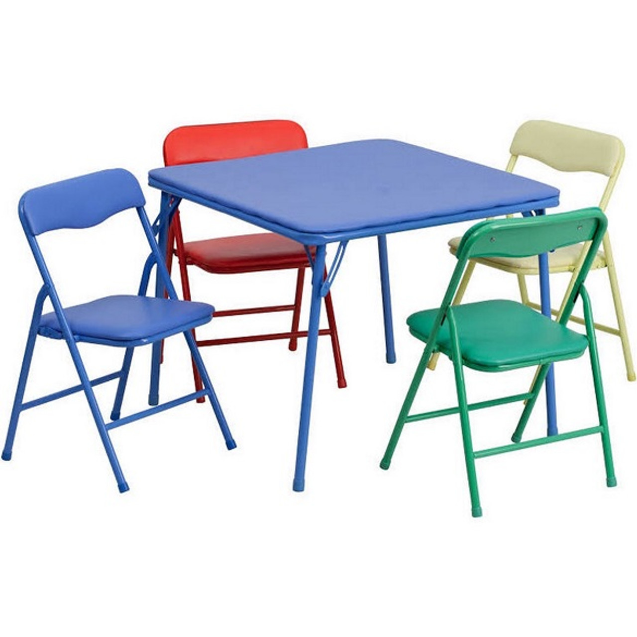 Kids Folding Table and Chairs Set