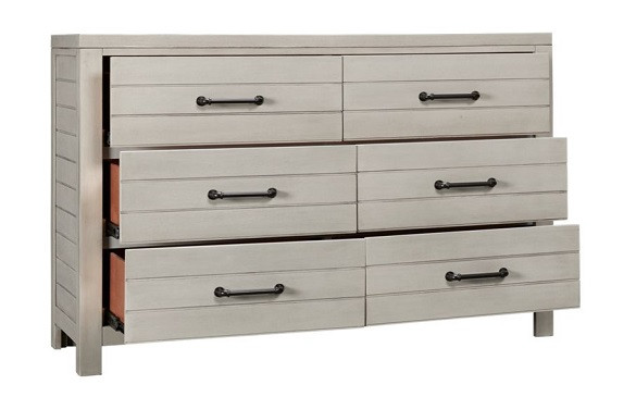 childrens dresser white Soho 3-Drawer Dresser, White/Natural The 6 drawer chest is designed with changing table for changing diapers or clothing so that it could be used as baby dresser and nursery dresser perfectly Delta Children Serena 3 Drawer