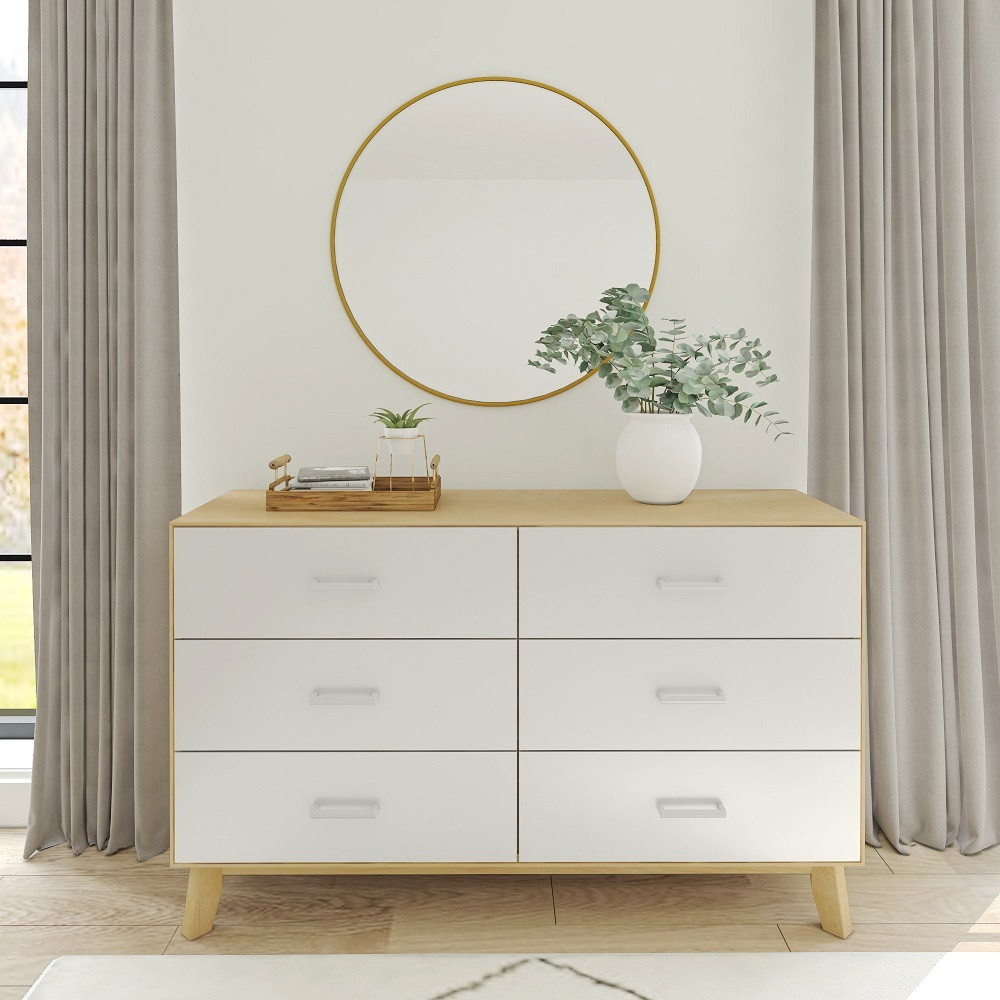 Tinley Park Modern 6 Drawer Dresser