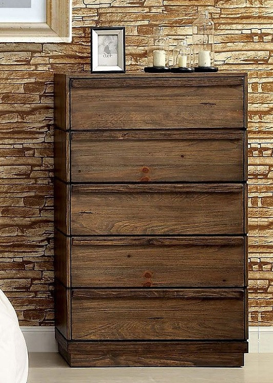 Calistoga Burnished Brown Chest of Drawers
