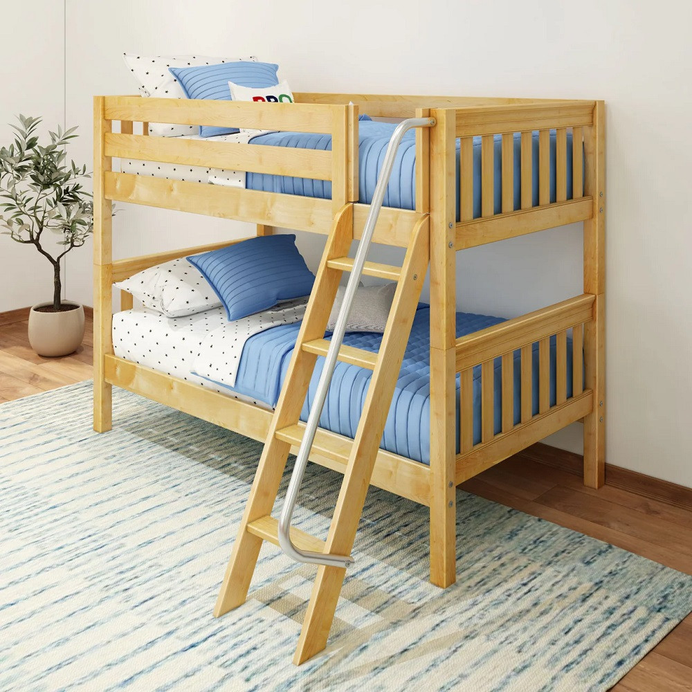 Stella Natural Low Bunk Beds for Kids