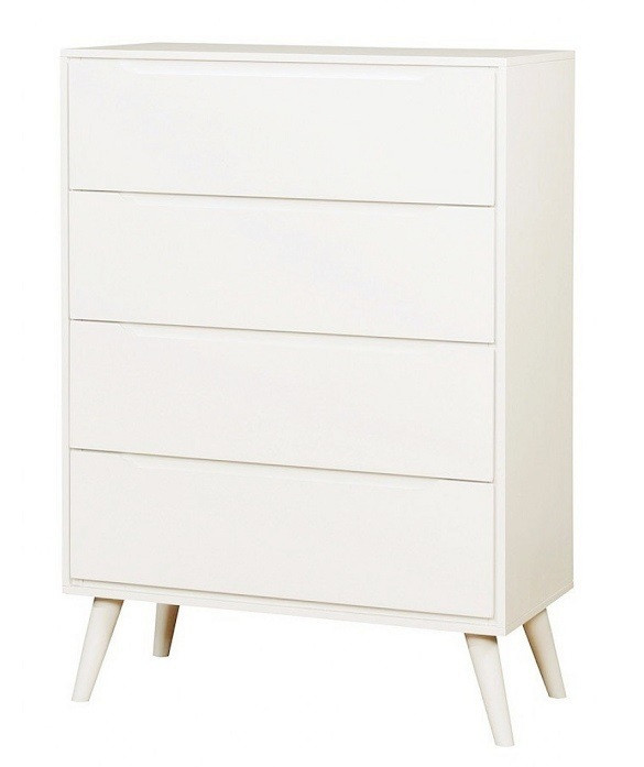 Cadelle White 4 Drawer Chest