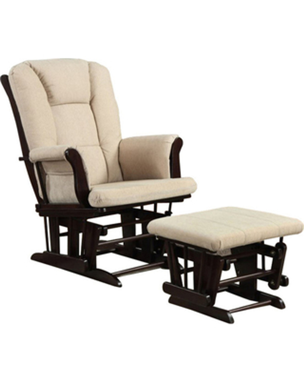 glider rocker espresso