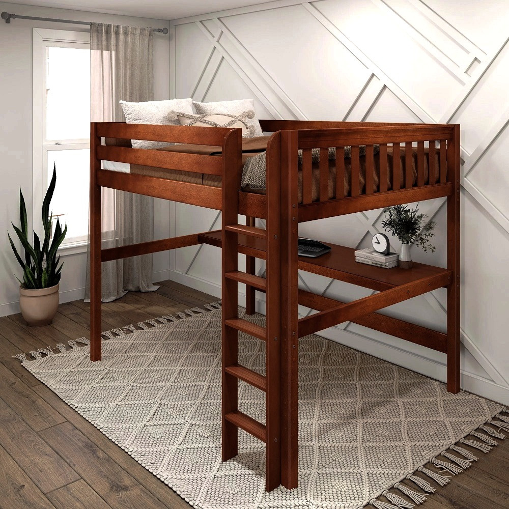 Queen Size Loft Bed Loft Metal Bed Frame Adult Loft Bed School Home queen-size-loft-bed-loft-metal-bed-frame-adult-loft-bed-school-home