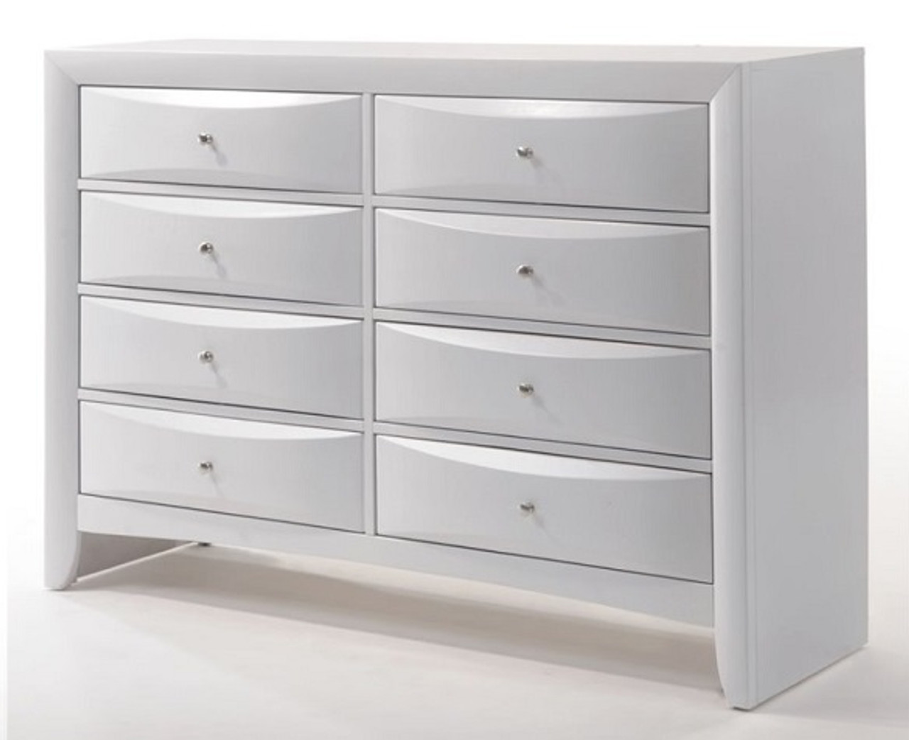 White eight drawer dresser Clearance