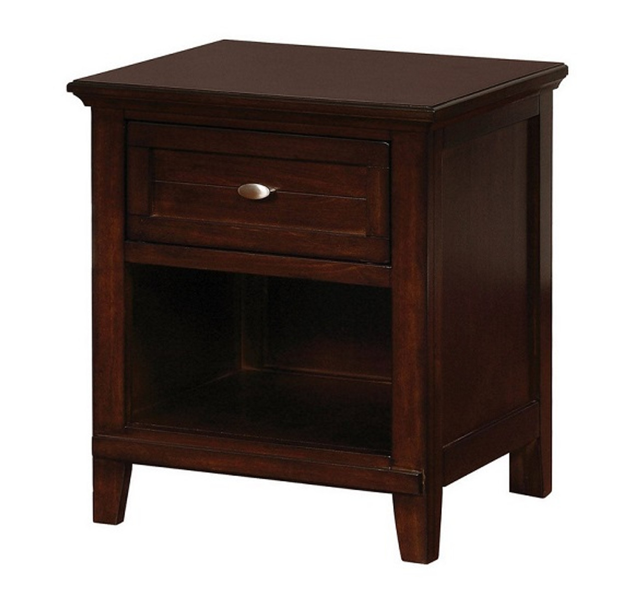 Dark cherry wood night stand cheap