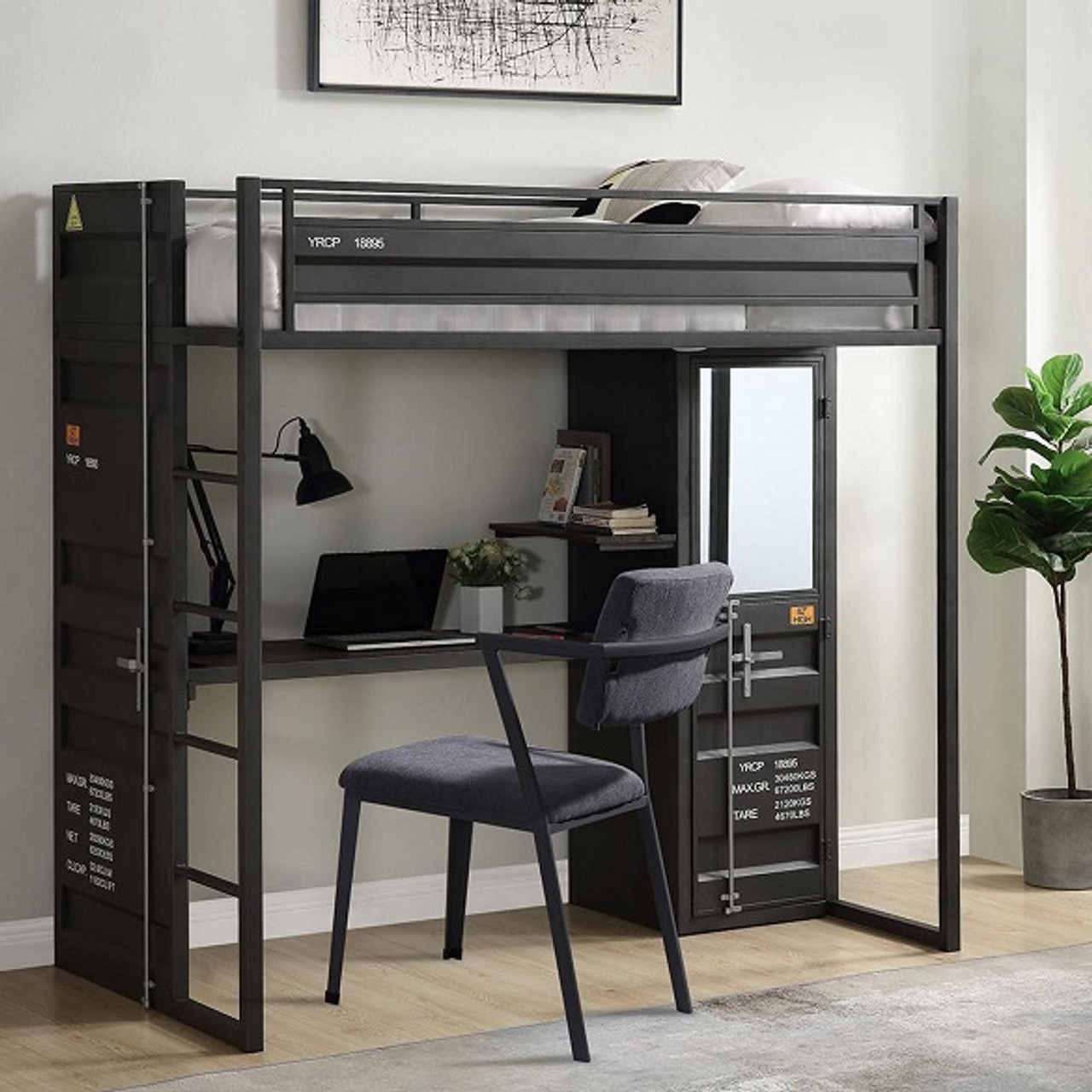 Bed store desk store