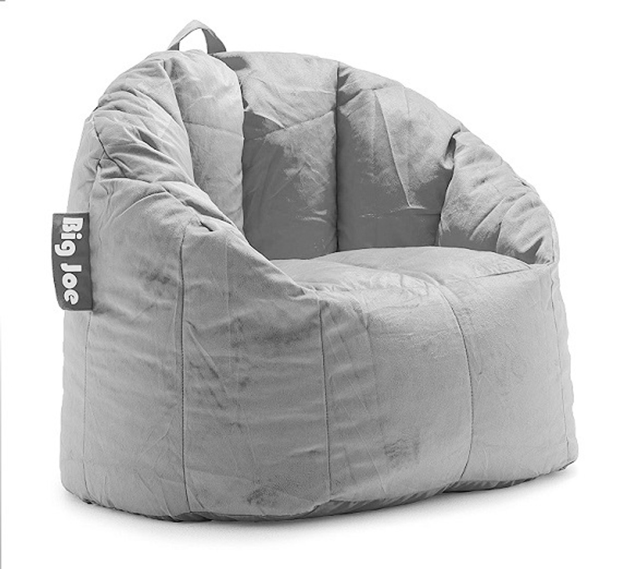 Buy A.T. Products Corp. Big Joe Milano Bean Bag Chair 32 x 28 x 25 in  Gray Plush Bundle with Big Joe Megahh Bean Refill, 100 Liter Single Pack  Online at desertcartINDIA