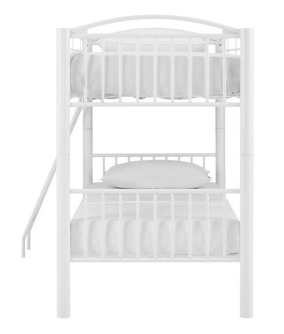 Ember White Metal Bunk Beds