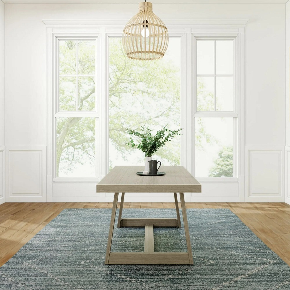 Riley Wirebrush Seashell Dining Room Table