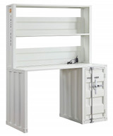 Shipping Container White Metal Desk