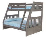 Mercer Chimney Gray Twin over Full Bunk Beds