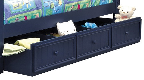 Annapolis Blue Bunk Beds with Stairs